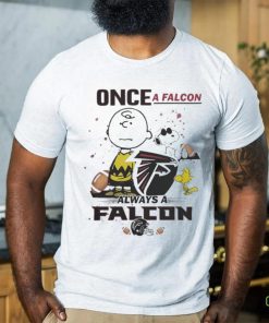 Official Atlanta Falcons And Charlie Brown Once A Falcons Always A Falcons T hoodie, sweater, longsleeve, shirt v-neck, t-shirt