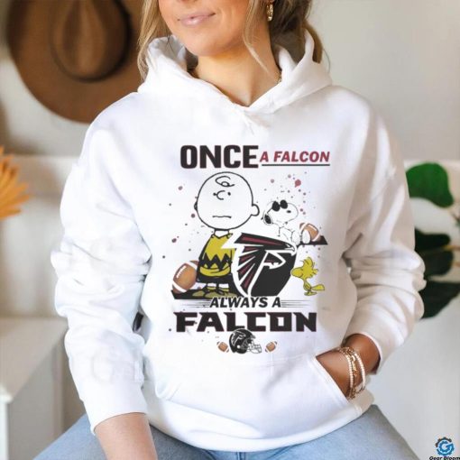 Official Atlanta Falcons And Charlie Brown Once A Falcons Always A Falcons T hoodie, sweater, longsleeve, shirt v-neck, t-shirt