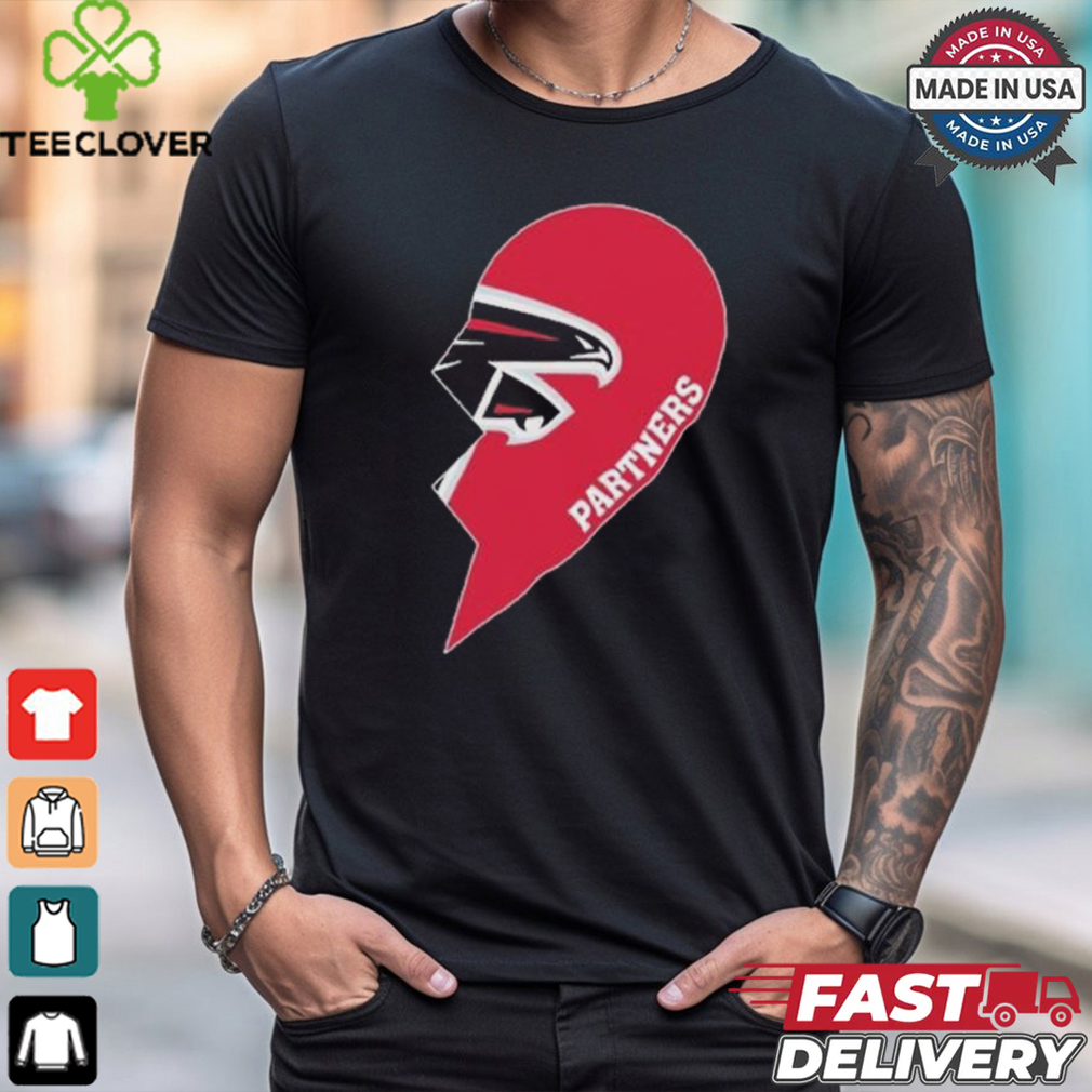 Official Atlanta Falcons Partners Half Heart Shirt Official Atlanta Falcons Partners Half Heart Shirt