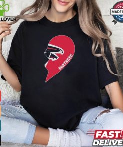 Official Atlanta Falcons Partners Half Heart Shirt 2 Official Atlanta Falcons Partners Half Heart Shirt