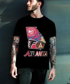 Official Atlanta Map Sports Teams Logo Shirt