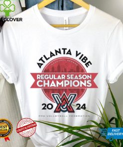 Official Atlanta Vibe 2024 Pro Volleyball Federation Regular Season Champions Shirt