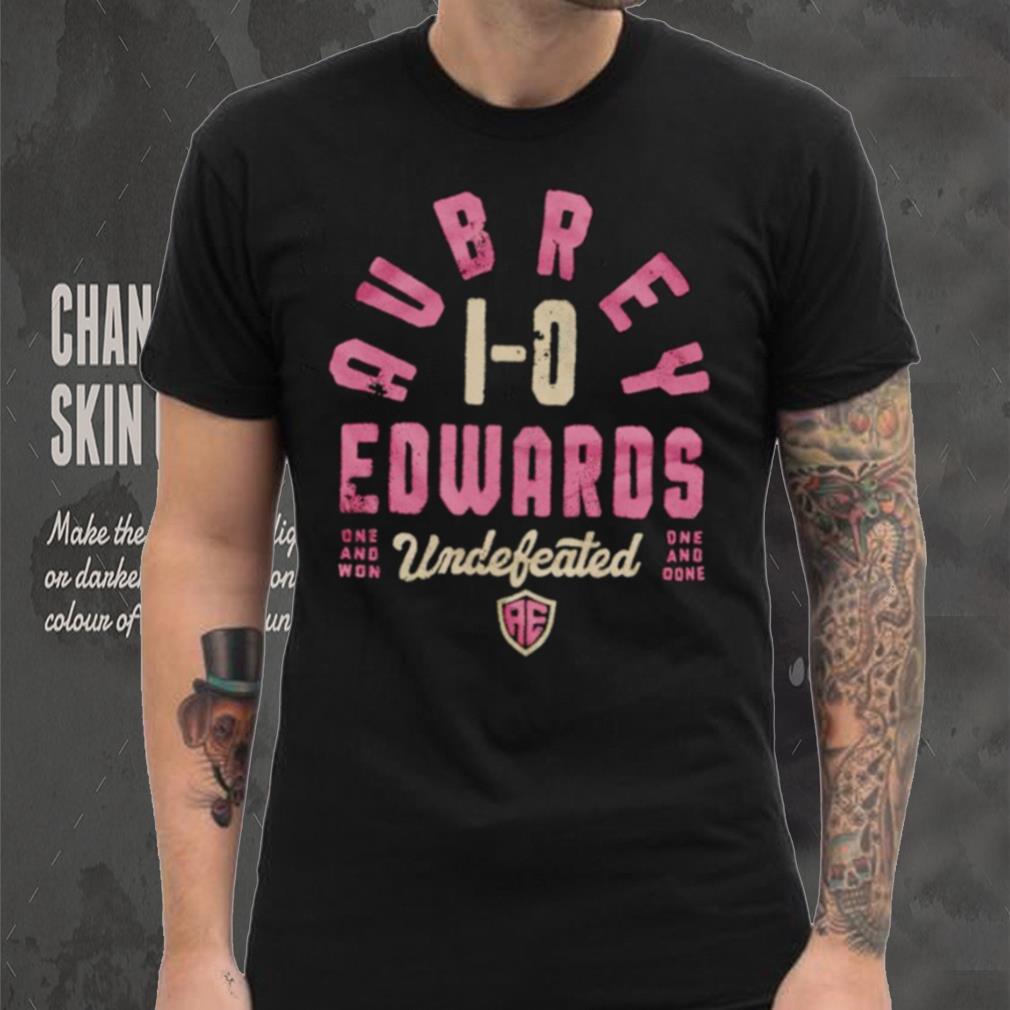 Official Aubrey Edwards Undefeated Logo Shirt Official Aubrey Edwards Undefeated Logo Shirt