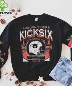 Official Auburn Tigers Kick Six Together Everything Is Possible Shirt