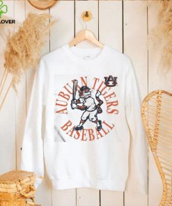 Official Auburn Tigers Vault Baseball Batting Aubie Shirt