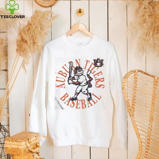 Official Auburn Tigers Vault Baseball Batting Aubie Shirt