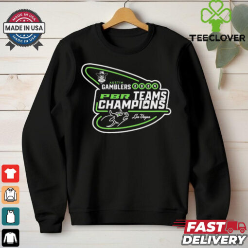 Official Austin Gamblers 2024 PBR Teams Champions T Shirt