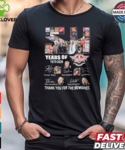 Official Authentic Years Of 1970 2024 Signature Thank You For The Memories Shirt