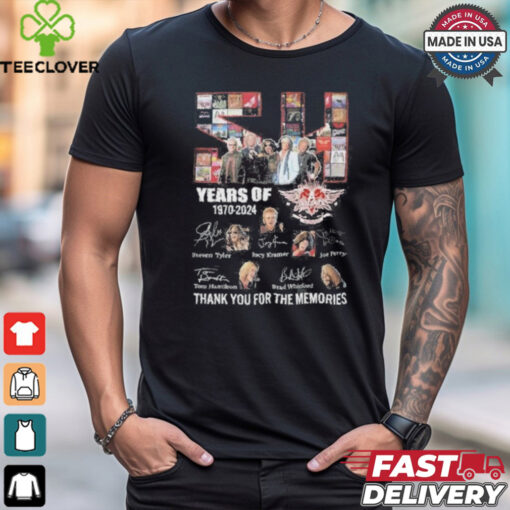 Official Authentic Years Of 1970  2024 Signature Thank You For The Memories Shirt