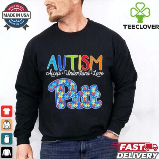 Official Autism Accept Understand Love Pittsburgh Panthers Shirt