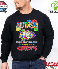Official Autism accept understand love Kansas City Chiefs shirt