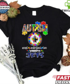 Official Autism accept understand love Winnipeg Jets shirt