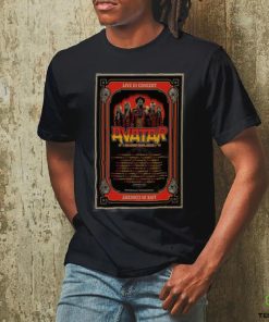 Official Avatar Live In Concert The Great Metal Circus 2024 T Shirt