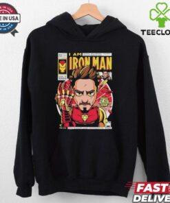 Official Avengers I Am Iron Man I Love You 3000 Genius Bilionaire Playboy T shirt