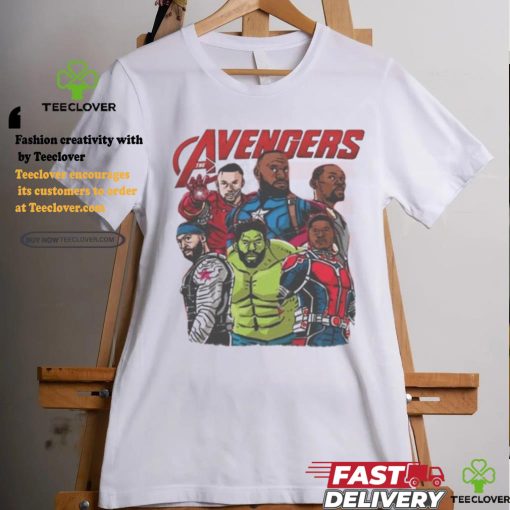 Official Avengers usa basketball T shirt