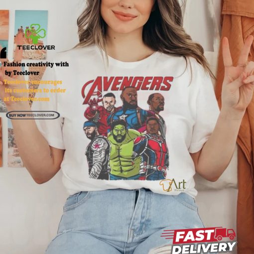 Official Avengers usa basketball T shirt
