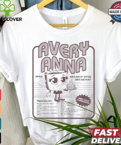 Official Avery Anna 2024 Breakup Over Breakfast Shirt