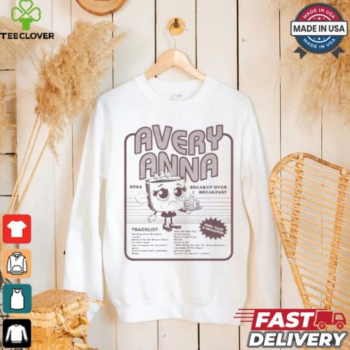 Official Avery Anna 2024 Breakup Over Breakfast Shirt