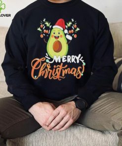 Official Avocado Cartoon Merry Christmas T shirt