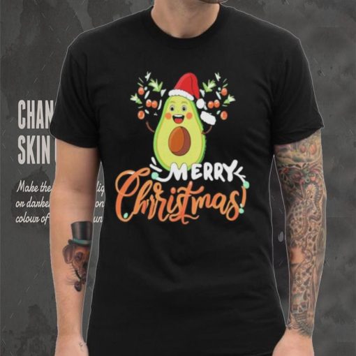 Official Avocado Cartoon Merry Christmas T hoodie, sweater, longsleeve, shirt v-neck, t-shirt