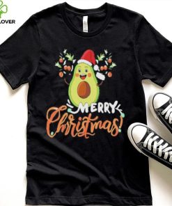 Official Avocado Cartoon Merry Christmas T hoodie, sweater, longsleeve, shirt v-neck, t-shirt