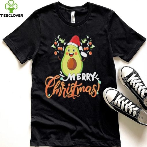 Official Avocado Cartoon Merry Christmas T hoodie, sweater, longsleeve, shirt v-neck, t-shirt