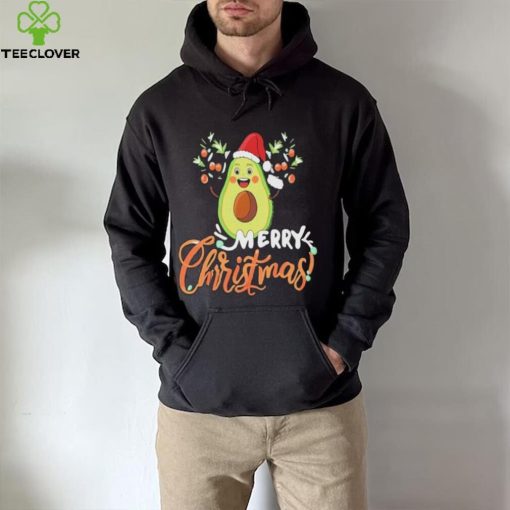 Official Avocado Cartoon Merry Christmas T hoodie, sweater, longsleeve, shirt v-neck, t-shirt