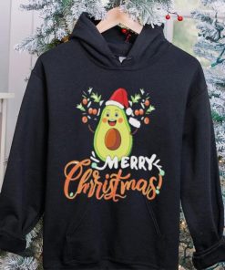 Official Avocado Cartoon Merry Christmas T hoodie, sweater, longsleeve, shirt v-neck, t-shirt