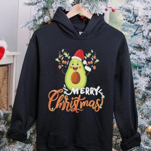 Official Avocado Cartoon Merry Christmas T hoodie, sweater, longsleeve, shirt v-neck, t-shirt