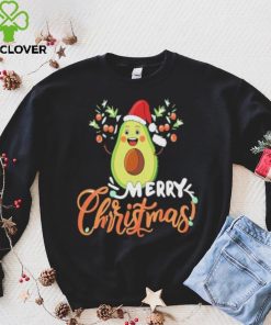 Official Avocado Cartoon Merry Christmas T hoodie, sweater, longsleeve, shirt v-neck, t-shirt