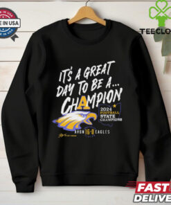 Official Avon Eagles It’s A Great Day To Be A Champion 2024 Football State Champions T-shirt