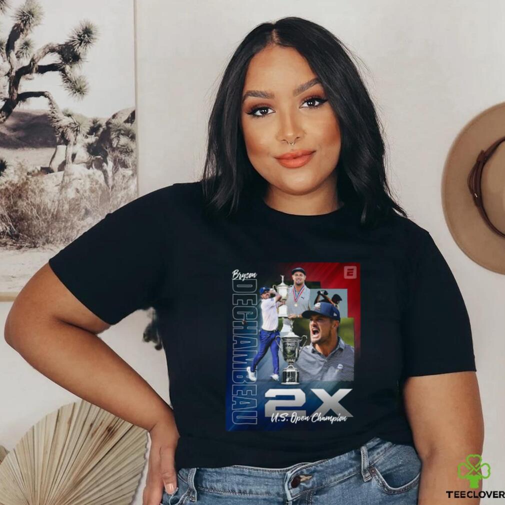 Official BRYSON DECHAMBEAU 2x Us open Champions Shirt Official BRYSON DECHAMBEAU 2x Us open Champions Shirt