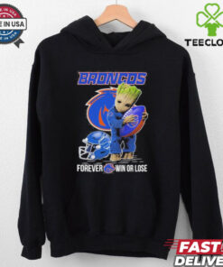 Official Baby Groot X Boise State Broncos Forever Win Or Lose Shirt