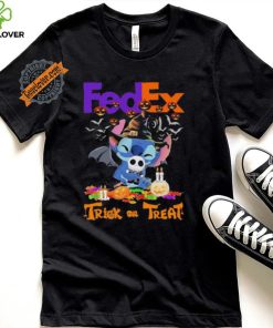 Official Baby Stitch Hug Baby Jack Skellington FedEx Trick Or Treat Halloween 2024 shirt