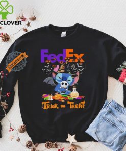 Official Baby Stitch Hug Baby Jack Skellington FedEx Trick Or Treat Halloween 2024 shirt