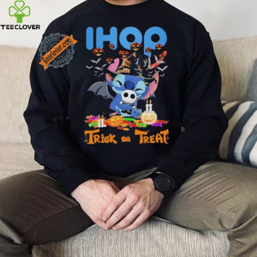 Official Baby Stitch Hug Baby Jack Skellington IHOP Trick Or Treat Halloween 2024 shirt