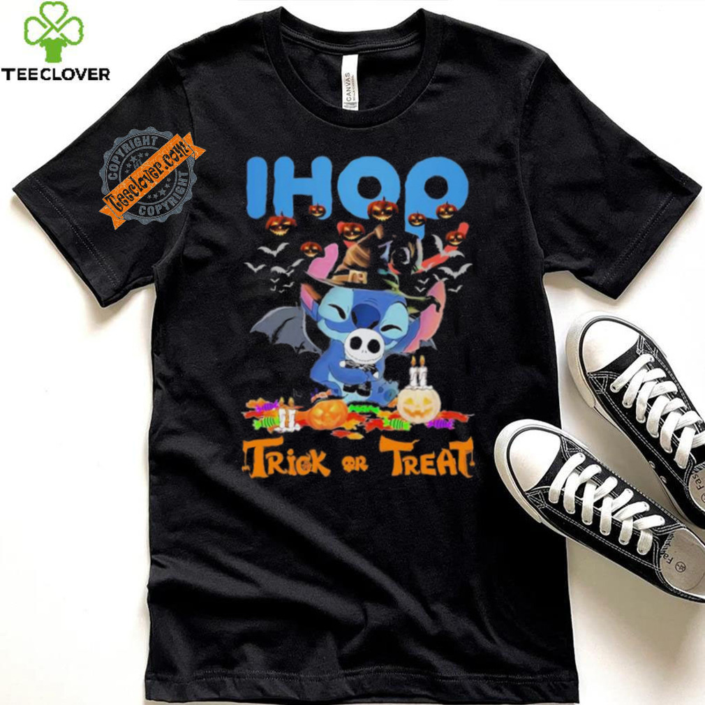 Official Baby Stitch Hug Baby Jack Skellington IHOP Trick Or Treat Halloween 2024 shirt Official Baby Stitch Hug Baby Jack Skellington IHOP Trick Or Treat Halloween 2024 shirt