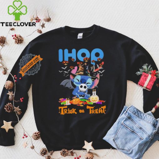 Official Baby Stitch Hug Baby Jack Skellington IHOP Trick Or Treat Halloween 2024 shirt
