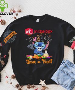 Official Baby Stitch Hug Baby Jack Skellington Jack in the Box Trick Or Treat Halloween 2024 shirt