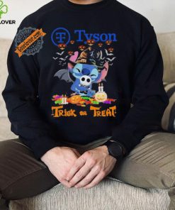 Official Baby Stitch Hug Baby Jack Skellington Tyson Trick Or Treat Halloween 2024 shirt