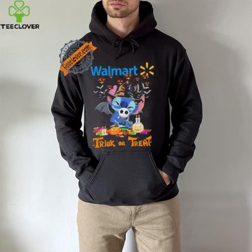 Official Baby Stitch Hug Baby Jack Skellington Walmart Trick Or Treat Halloween 2024 shirt
