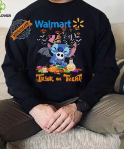 Official Baby Stitch Hug Baby Jack Skellington Walmart Trick Or Treat Halloween 2024 shirt
