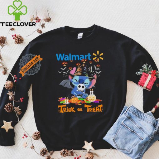 Official Baby Stitch Hug Baby Jack Skellington Walmart Trick Or Treat Halloween 2024 shirt