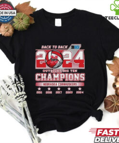 Official Back To Back 2024 Nebraska Cornhuskers Champions Shirt