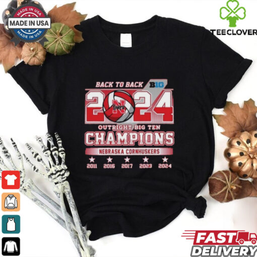 Official Back To Back 2024 Nebraska Cornhuskers Champions Shirt