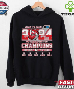 Official Back To Back 2024 Nebraska Cornhuskers Champions Shirt