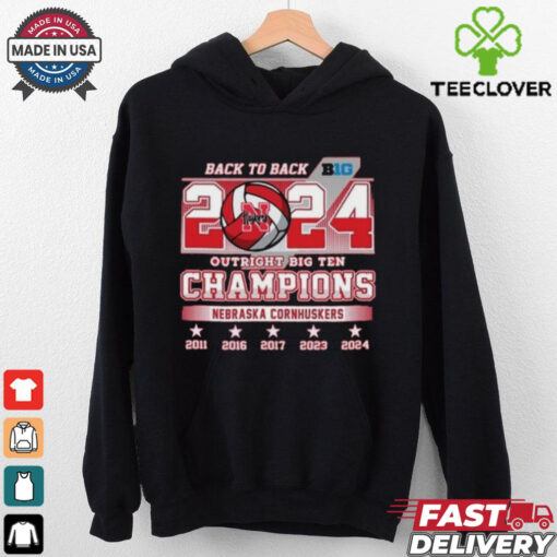 Official Back To Back 2024 Nebraska Cornhuskers Champions Shirt