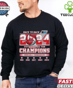 Official Back To Back 2024 Nebraska Cornhuskers Champions Shirt