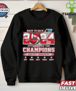Official Back To Back 2024 Nebraska Cornhuskers Champions Shirt