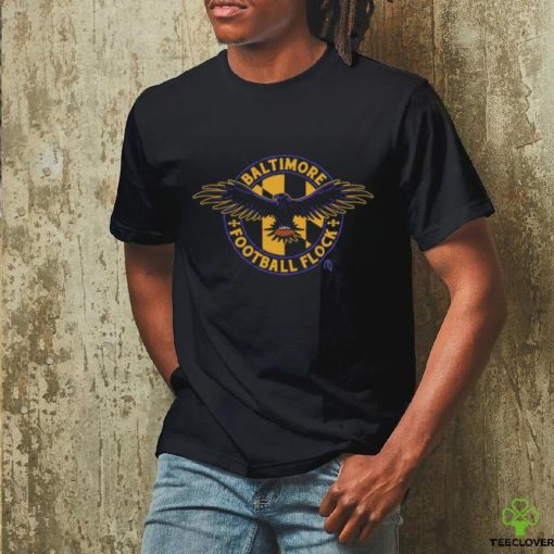 Official Baltimore Football Flock T Shirt
